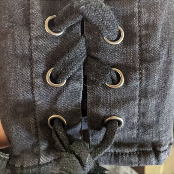 ONE Teaspoon | Tie Side Freebirds II in Black Paris - Picture 10 of 12